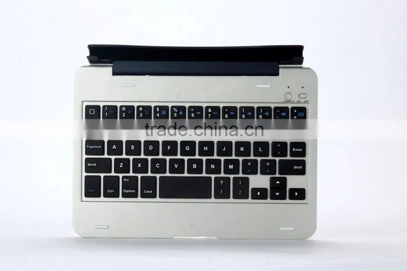 Hot selling Bluefinger keyboard case cover for iPad Mini with detacable cover,calmshell keyboard,
