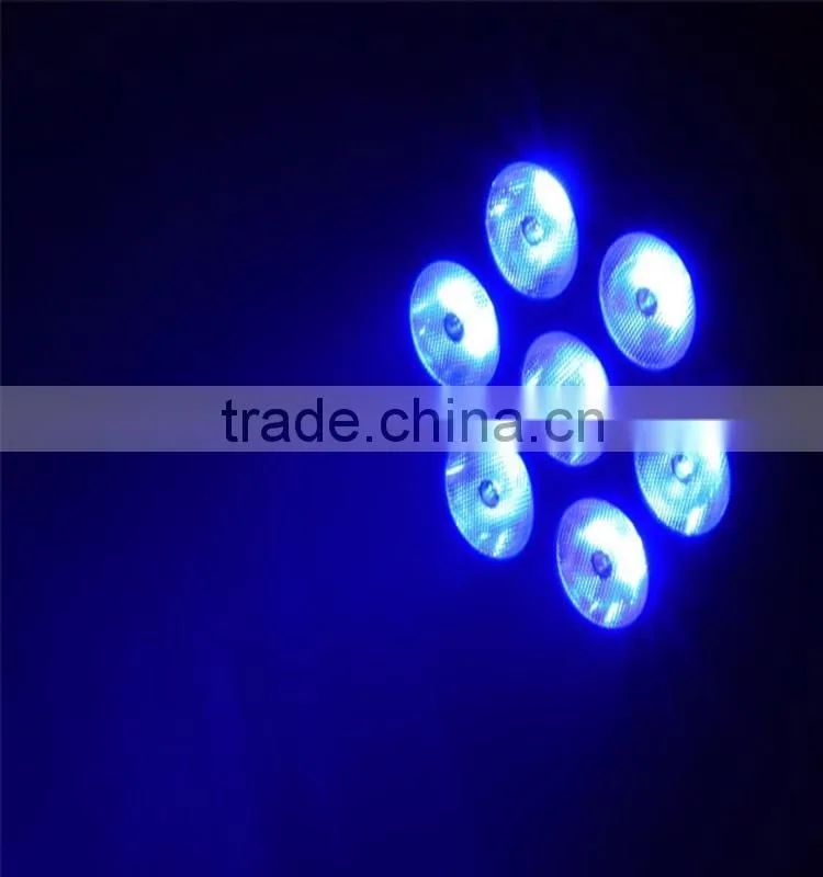 7PCS 12W RGBW 4 in 1 Mini Led Moving Head Wash Disco Light