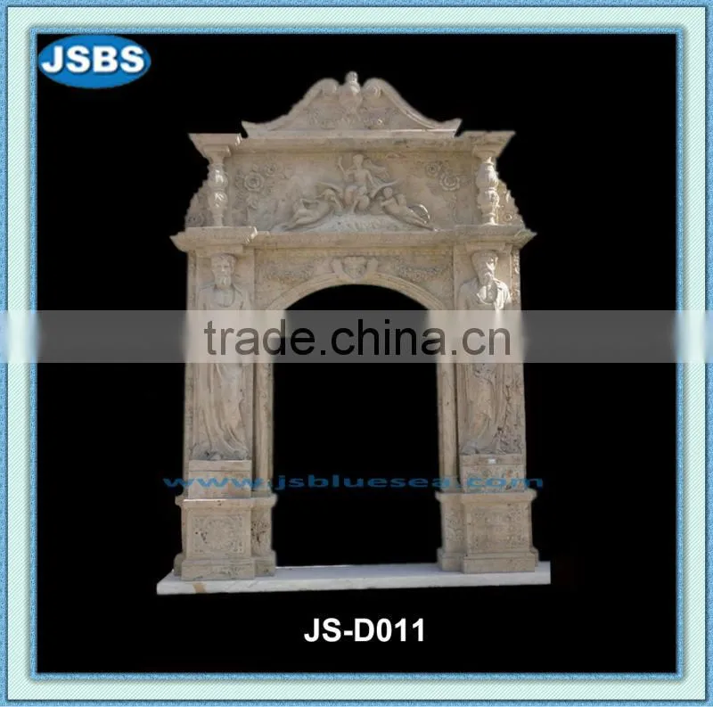 cheap carved decorative stone door surround