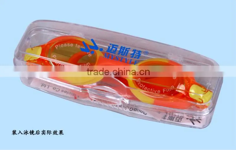 Swimming goggles plastic waterproof case
