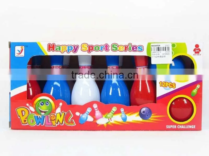 Hot sale solid core kids bowling ball toys for wholesale, bowling game toys for Wholesale for children, EB034377