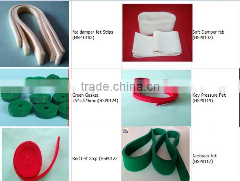 digital piano wool felt accessories and hammer head for piano