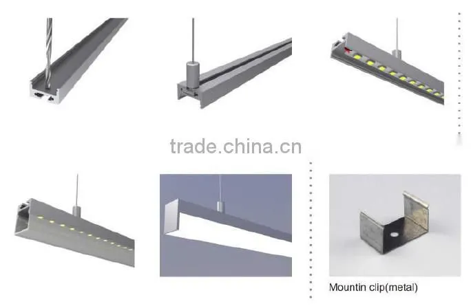 aluminium extrusion profiles ceiling lamp