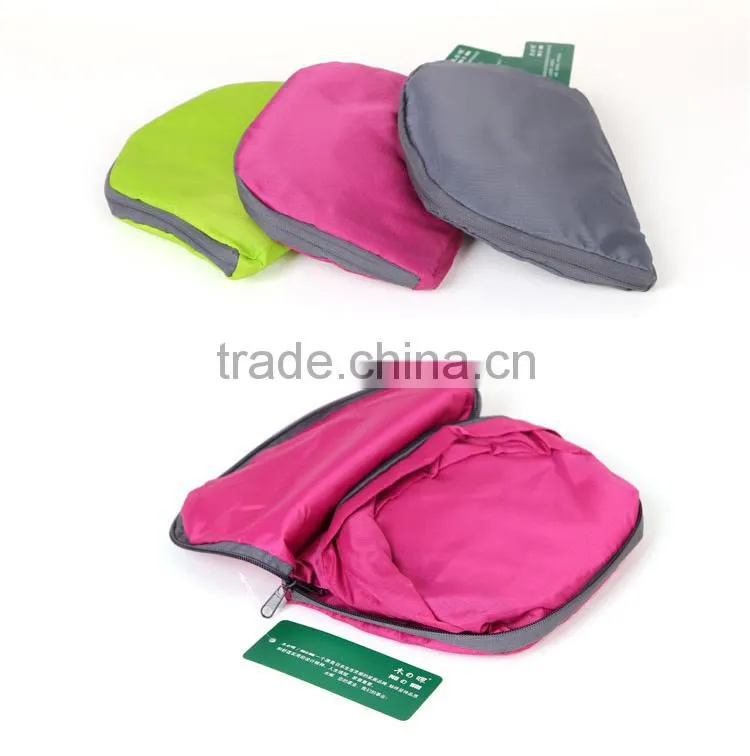 Slim foldable backpack bag for travel