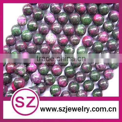 Hot natura green jade Semi-precious gemstone beads for sale