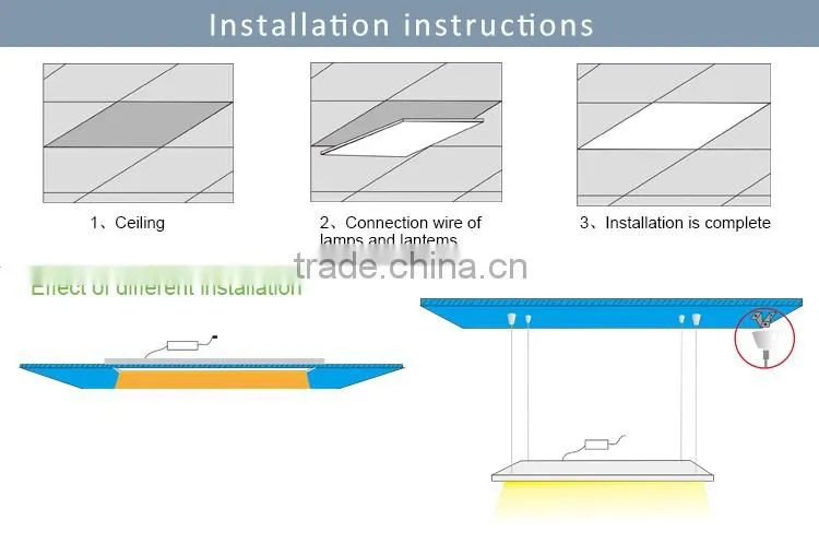 Made in china wholesale hot sale square led panel 36w , led panel 60x60 , panel led