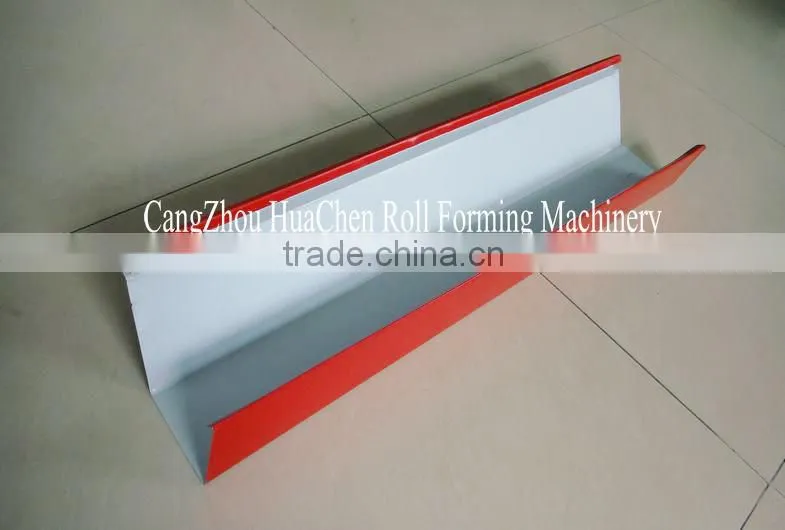 sheet metal folding machine making gutter