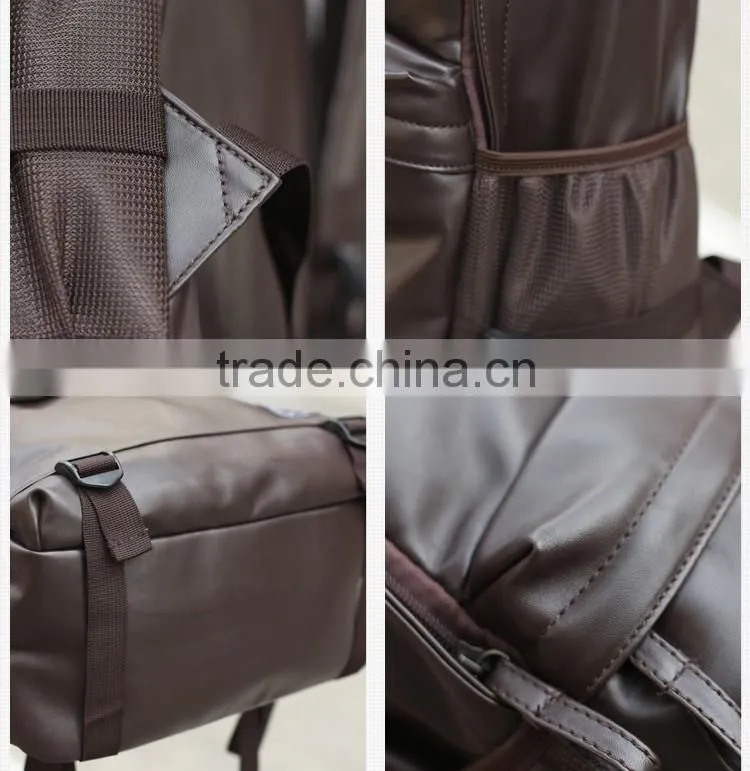 travelers leather men backpack bag in guangzhou