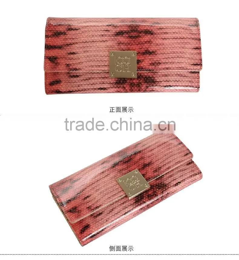 2016 bills folder photo-bit card bit long section of high-end handbags leather clutch wallet tri-fold more fashion