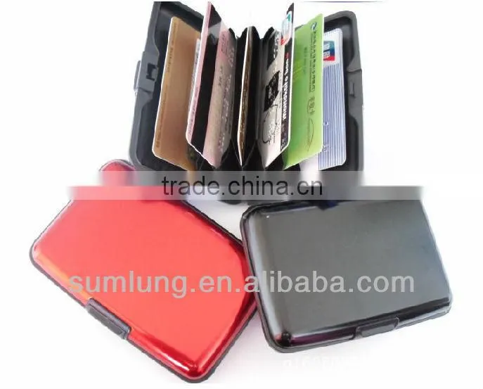 Anti Scan Aluminum Wallet Protect your Credit Card and Identification info ID Card Protector RFID blocking card case/purse -12