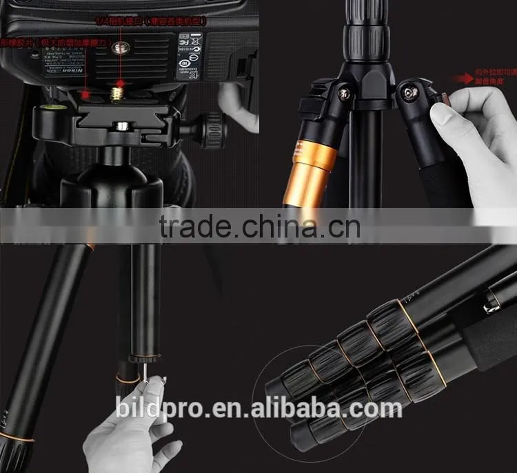 BILDPRO Tripod Factory Professional Camera Tripod Cheap Price Supplier