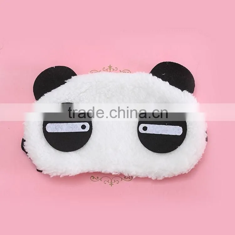 Panda Sleeping Eye Mask Nap Eye Shade Cartoon Blindfold Sleep Eyes Cover Sleeping Travel Rest Patch Blinder