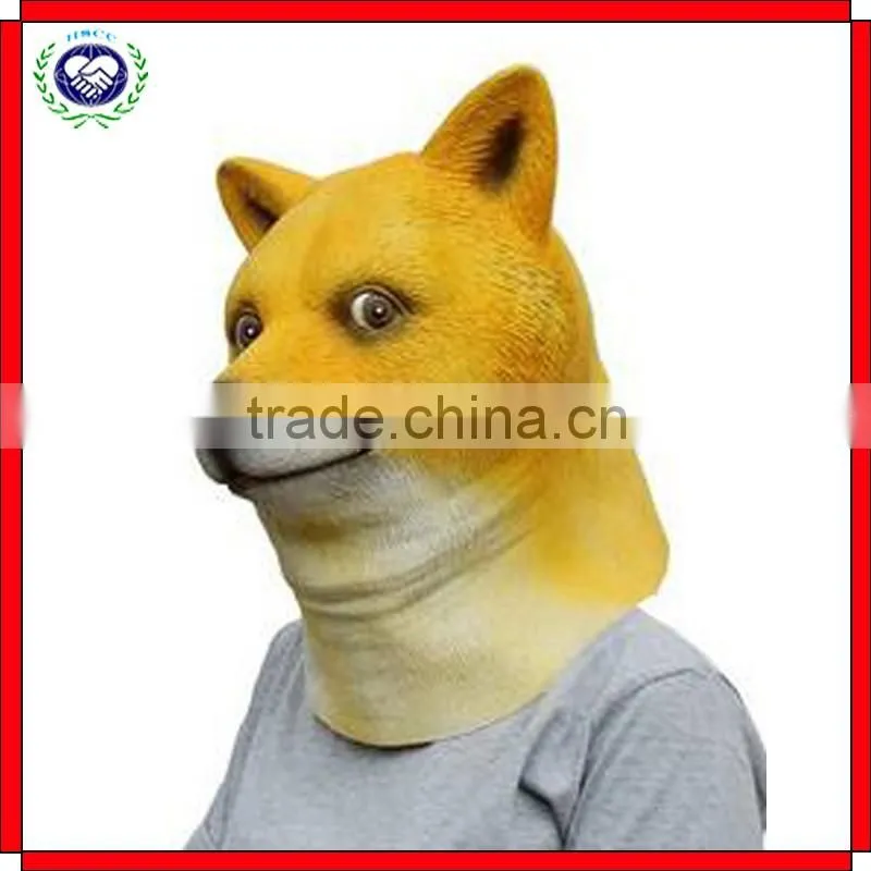 Hot Selling Full Face Pug Dog Latex Full Head Mask