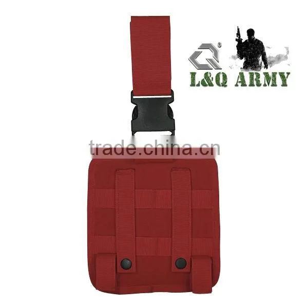 Tactical Drop Leg First Aid Pouch, Rescue Red