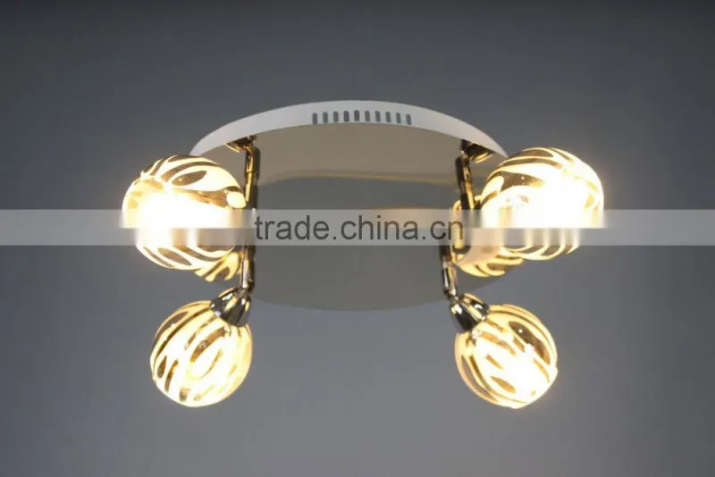 residential decoration crystal glass ceiling chandelier&pendant lamp with SMD LED