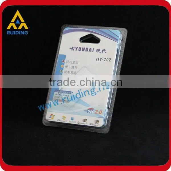 beautiful clear clamshell blister for accessories