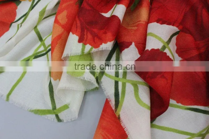 2015 WOOL PRINTED SCARF