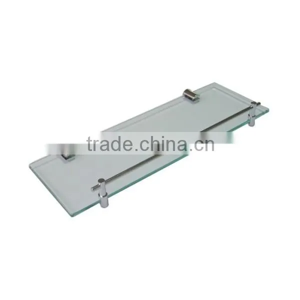 China Supplier Brass Toilet Accessories Bathroom Shelf bathroom glass shelf