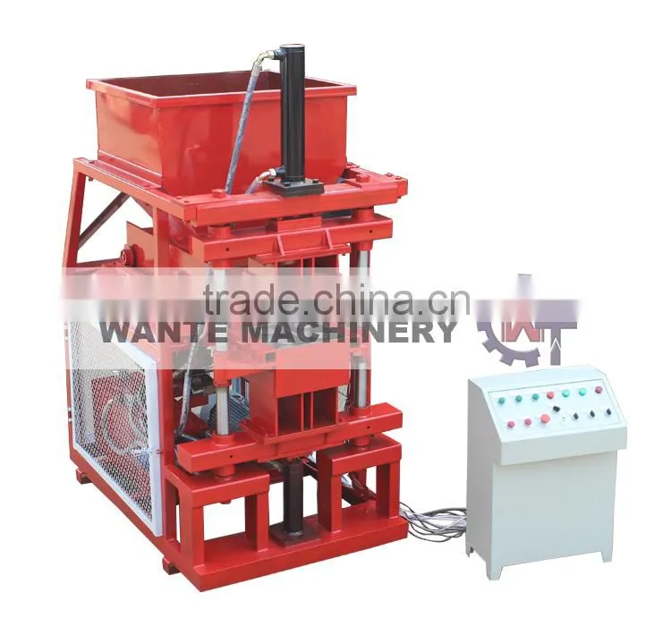 WANTE BRAND WT2-10 fully automatic and innovative interlocking brick machine