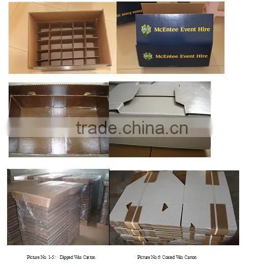 Waxed Vegetable Corrugated Box