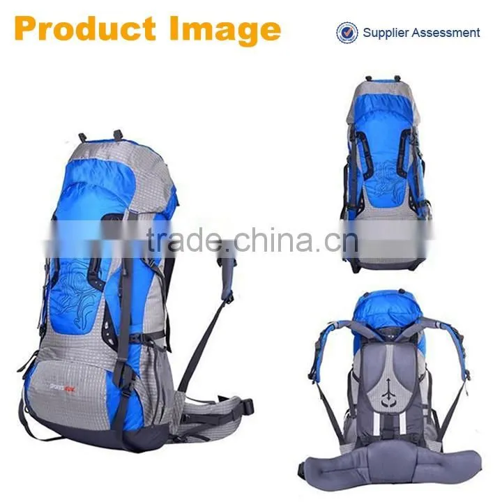 Customized colorful durable hiking backpack, ergonomic backpack for sport