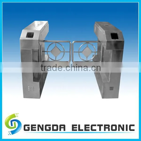 low noise high capacity waterproof identification access control turnstile 304 stainless steel swing barrier