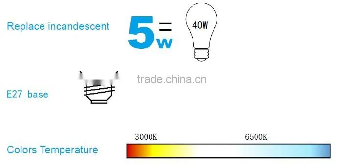 e27 pir infrared motion sensor led light bulb lamp