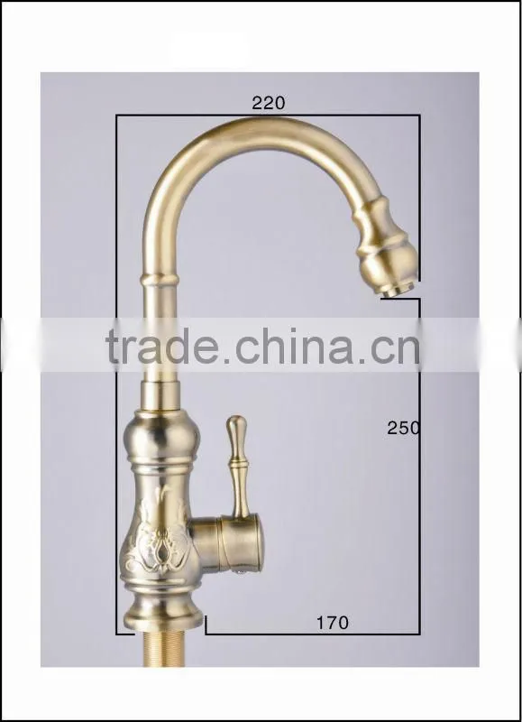 Modern Golden Kitchen FaucetQH1705