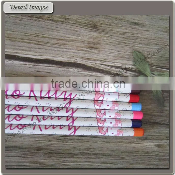 6 pcs Wood Kids Color Pencil Set
