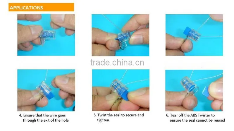 Gas/water/electric meter seal CH601