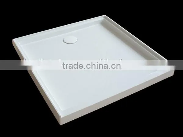 SUNZOOM 2 side aclove tile flange shower tray,semi-circle shower tray,shower base