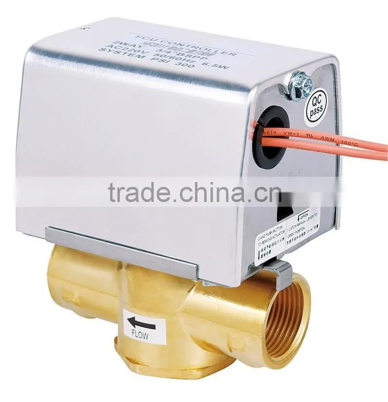 SR2011 motorized ball valve FCU controller for air condition