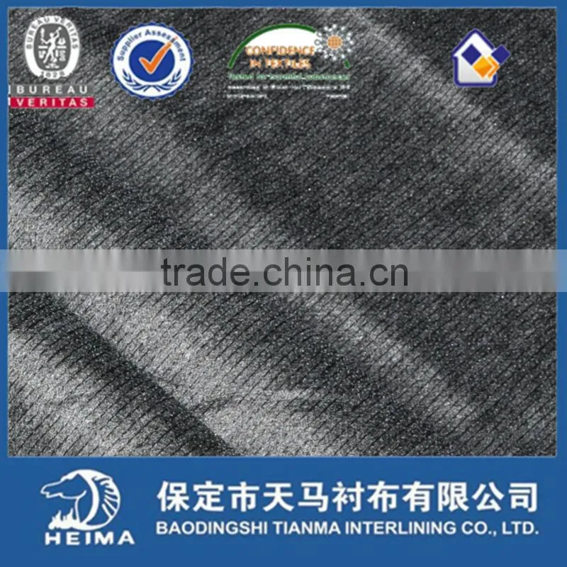 stitches non woven fusible interlining 908-20 polyester&nylon interlining fabric