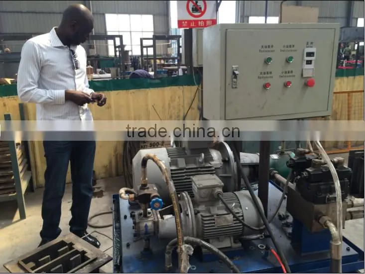 fully automatic multi-function concrete block machine, brick production process