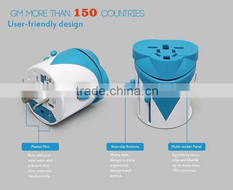 2016 Best Price High Quality Universal Travel Adapter Socket 110-250v
