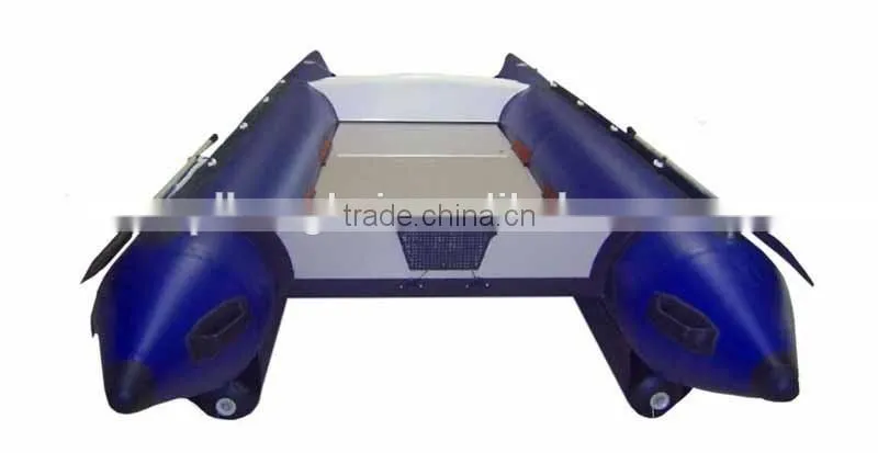 (CE) pvc red12ft inflatable catamaran boat high speed boat for sale