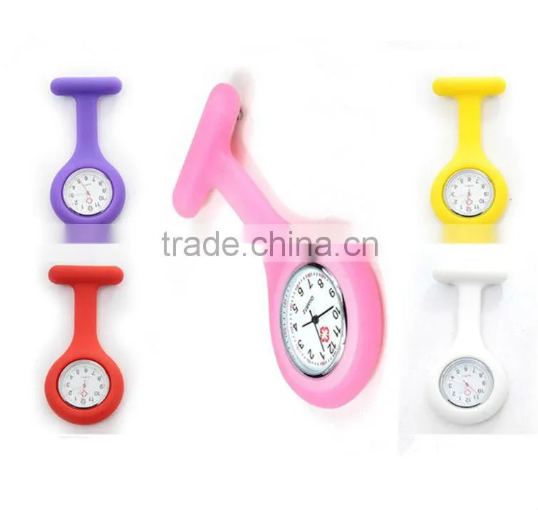 High Quality Silicone Nurse Watch With A Pin