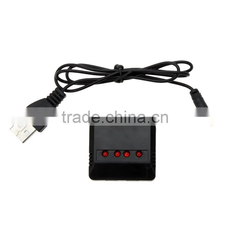 Best price X4 USB Mini 4 Port 1S Lipo Battery USB Charger for Hubsan H107/Wltoys/Syma X5C/UDI U816/JXD Quadcopter Helicopter