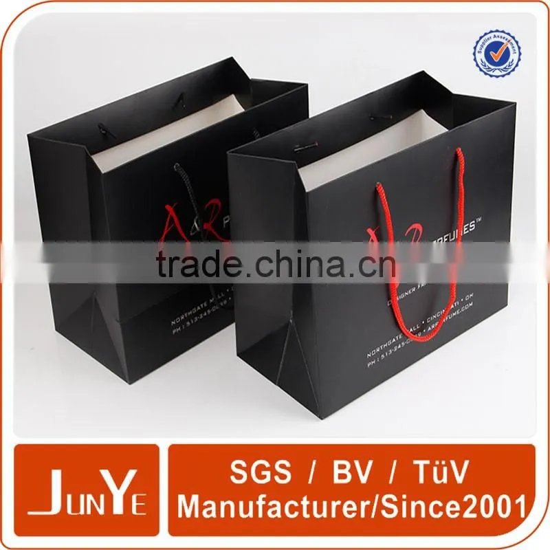 personalized oem production paper shopping bag with your own logo