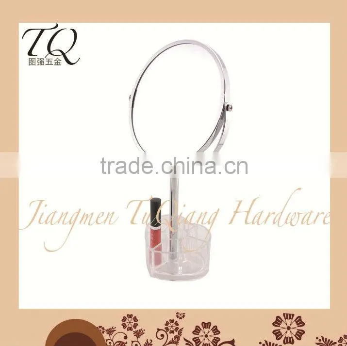 6 inch Chrome Metal Magnifying bath mirror