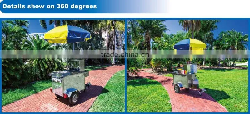 HD-80B food scooter with towbar food scooter with 4 wheels food scooter with 2 wheels