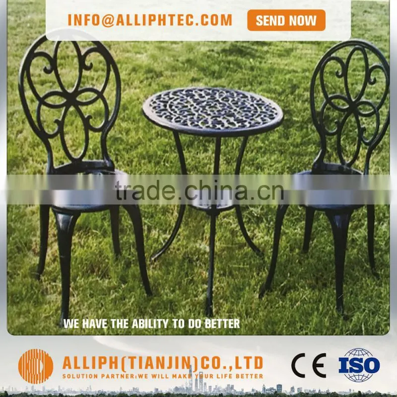 Bella pattern cast aluminum Bistro Set