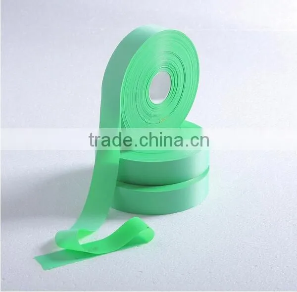 polyester colorful reflective strips lime green reflective tape for Leisure clothes bags