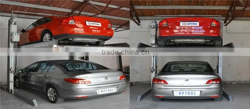 hydraulic two tier lifting,two tier lifting passenger lift,vehicle lifting passenger lift