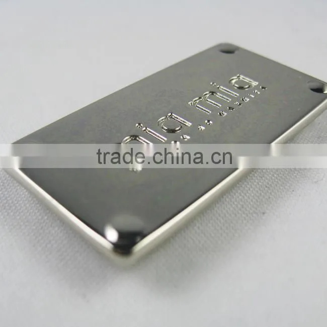 metal nameplate logos