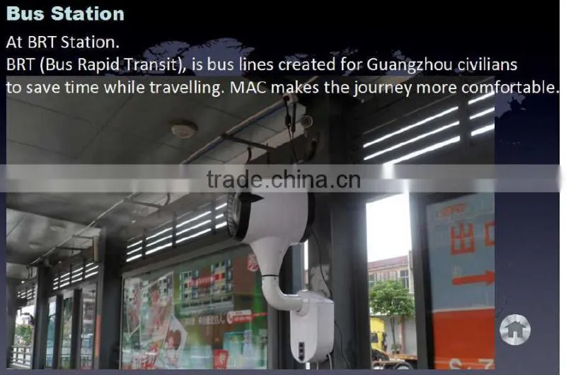 China Supplier WT-4C CE Certification and Wall Mounted Installation mist fan