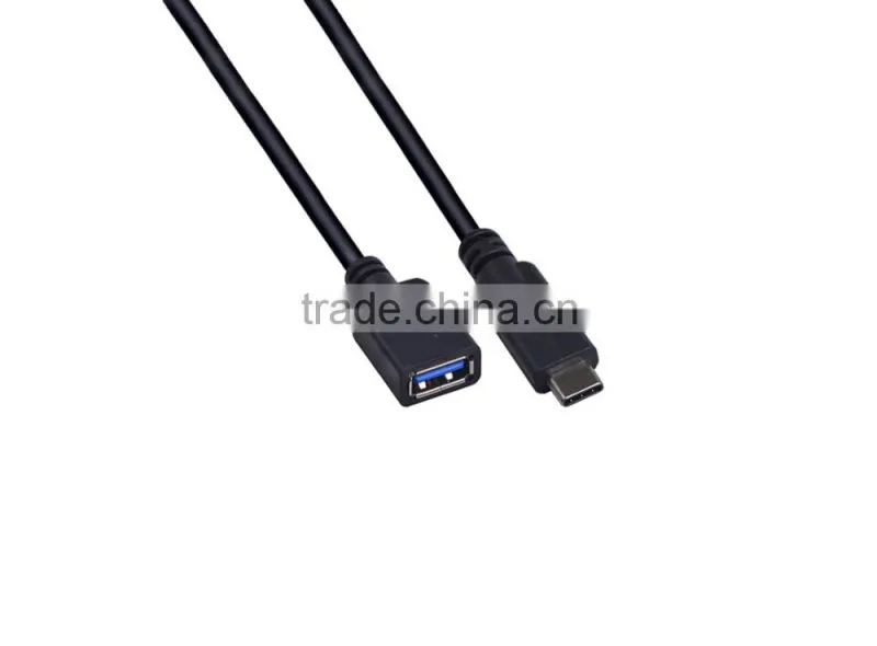 2016 Hot selling USB 3.1 Type C Male to USB 3.0 A type Female OTG Cable