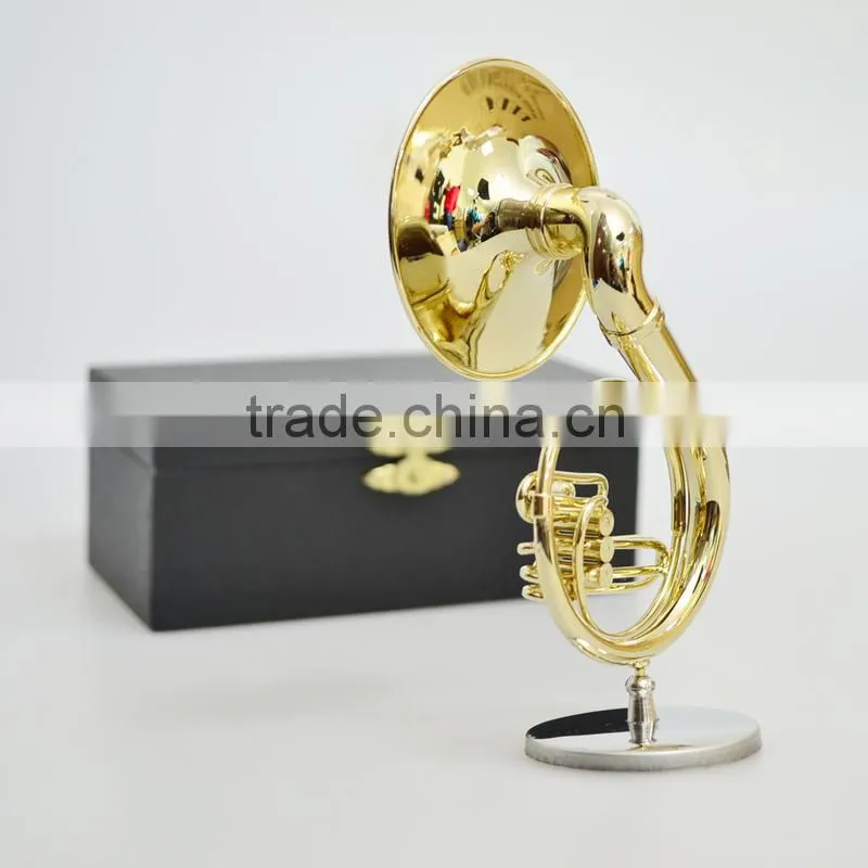 Gold and copper material maked gild mini soprano saxophone
