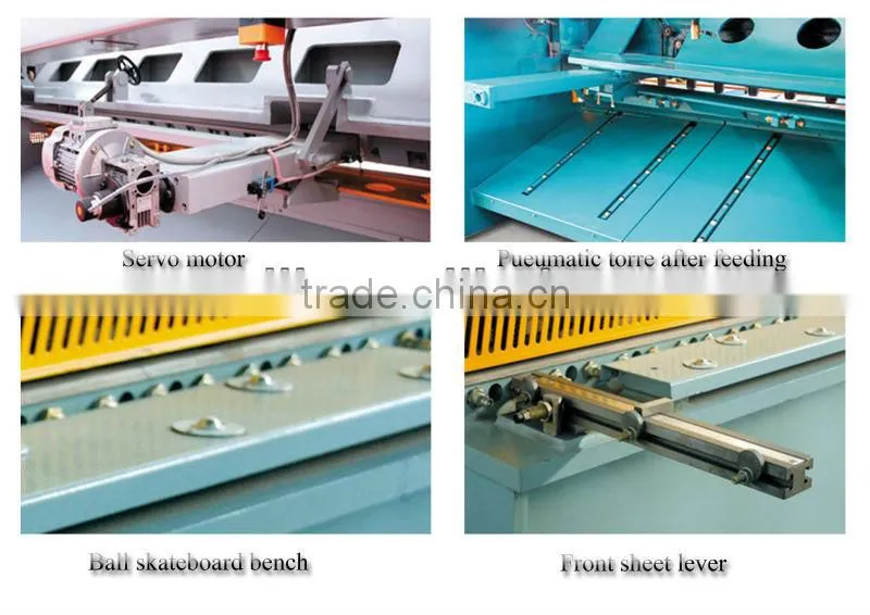 2014 Top Quality Guillotine Design Advanced 3200mm hydraulic guillotine shears
