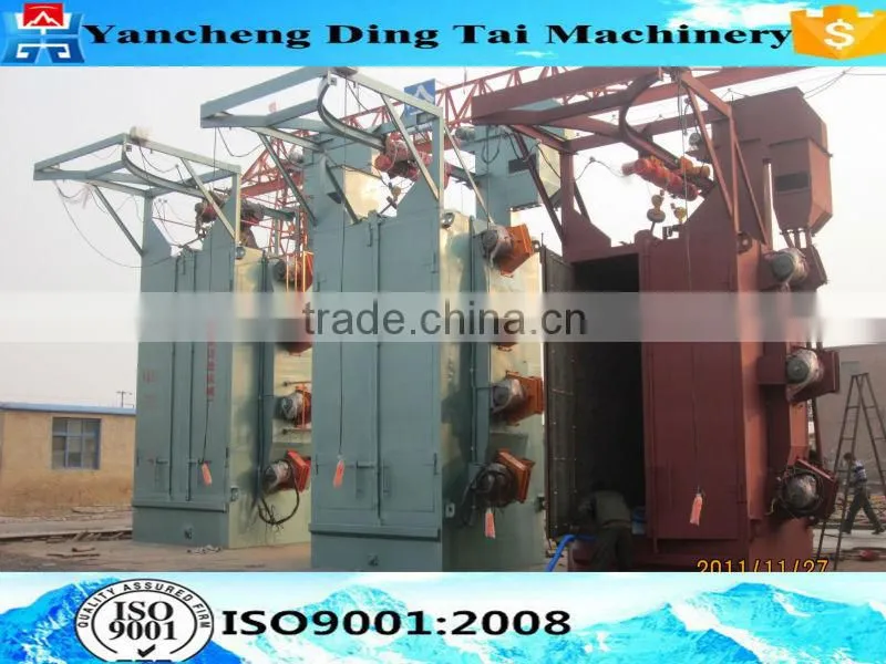 Professional sale DTQ37 series shot polishing machine /Lifting Hook Type Shot Blast Cleaning Machine
